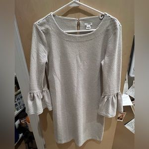 J Crew flutter sleeve cotton shift dress size XS